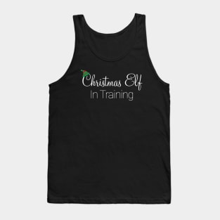 Christmas Elf in Training Tank Top